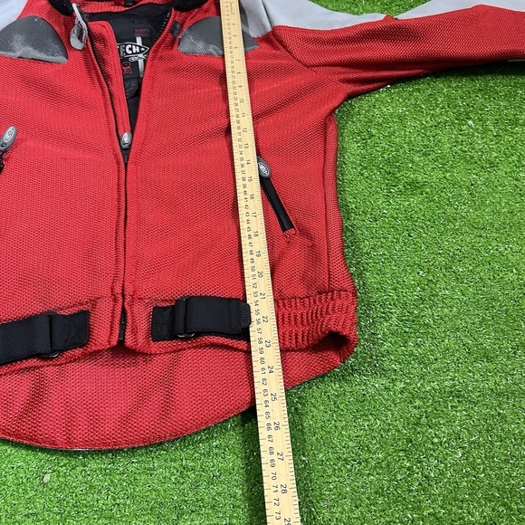 Cortech Tour Master GX Air Womens M 10-12 Red Riding Motorcycle Jacket Zip Up - Picture 7 of 8
